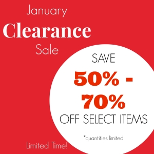 January Clearance Jewelry Sale
